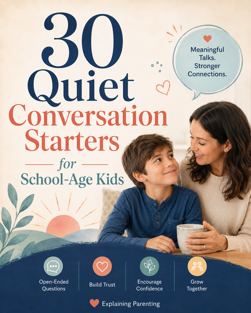 30 Quiet Conversation Starters for School-Age Kids