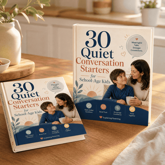 Animated developer preview of the physical 30 Quiet Conversation Starters book